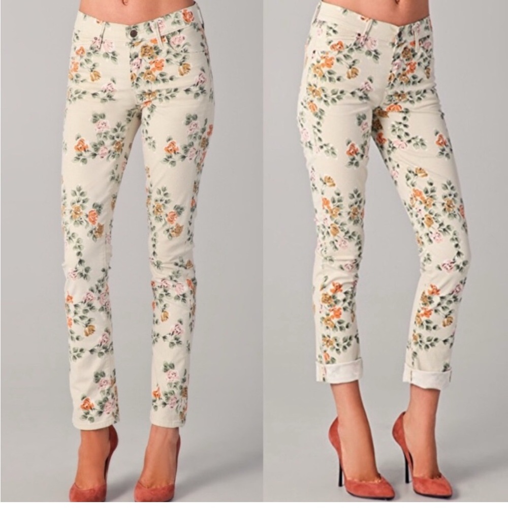 Citizens of Humanity Mandy Skinny Floral Pants 28 jeans